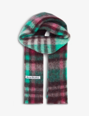 Vana checked wool-blend scarf(9369425)