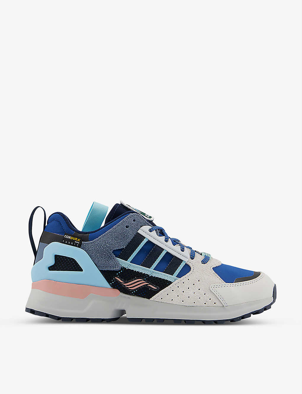 ZX 10,000 logo-print suede and mesh trainers(9269602)