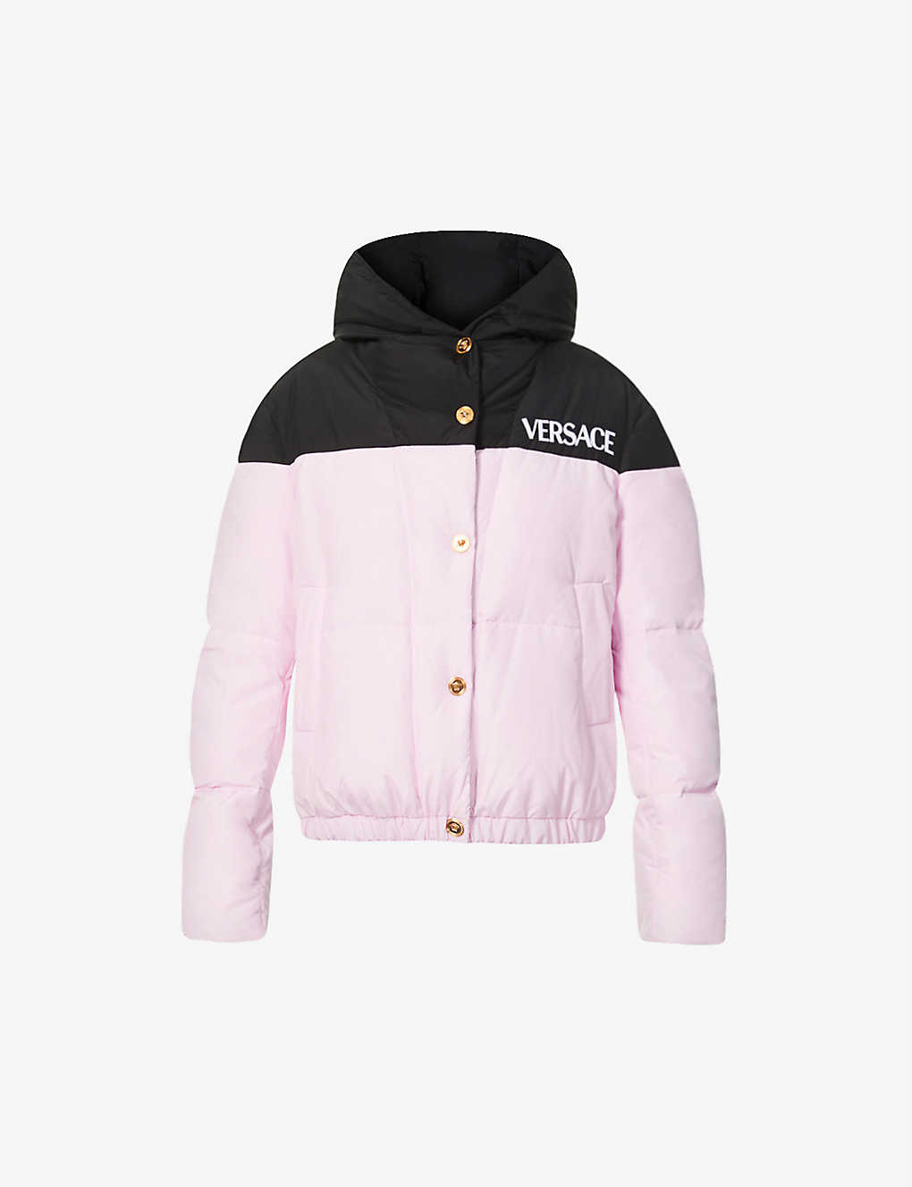 Logo-embroidered shell-down jacket(9308609)