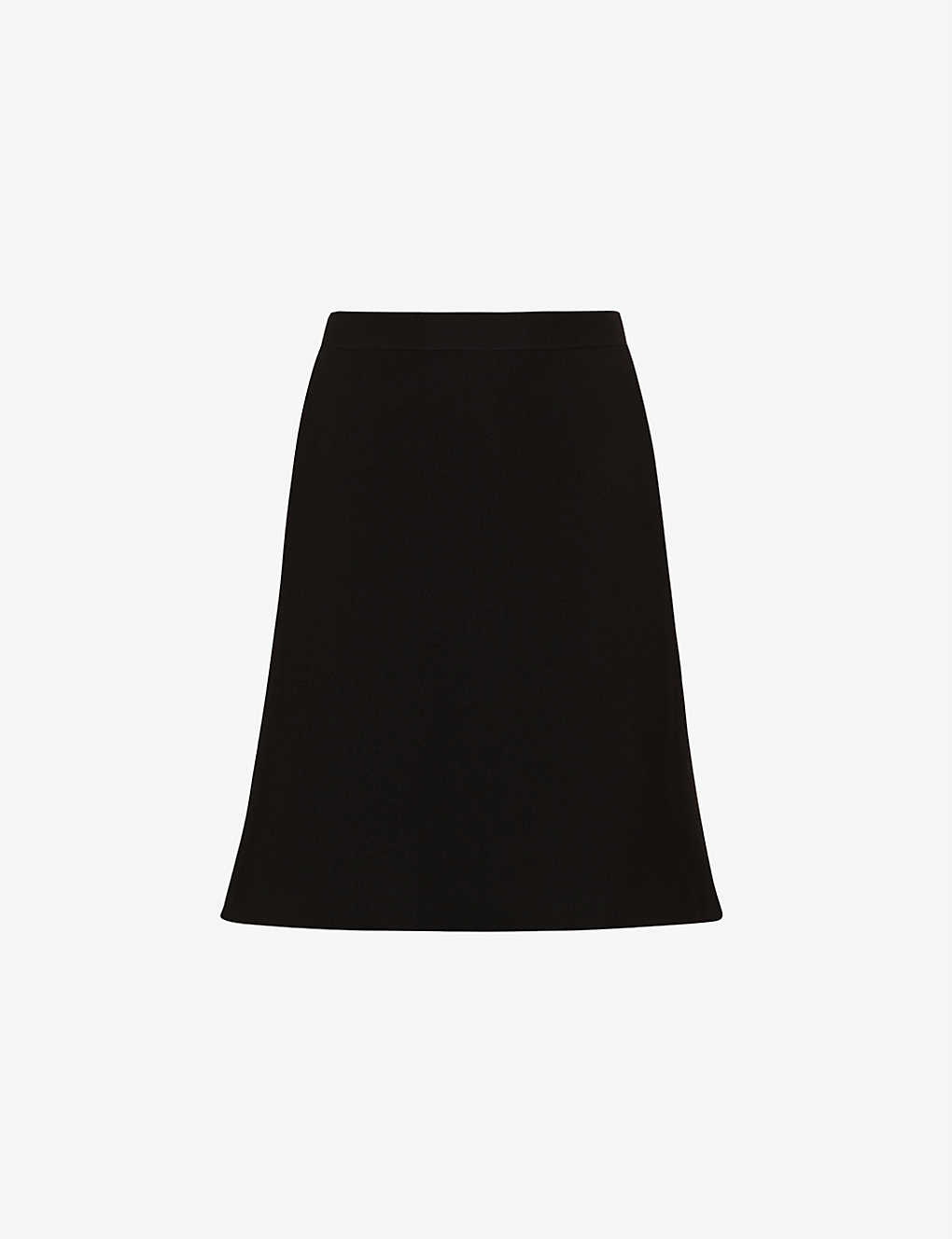 Frilled wool-blend mini skirt(9315290)