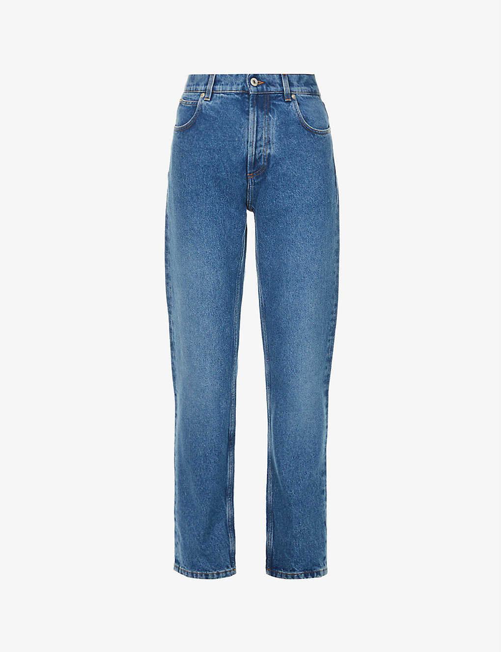 Tapered-leg high-rise jeans(9275635)
