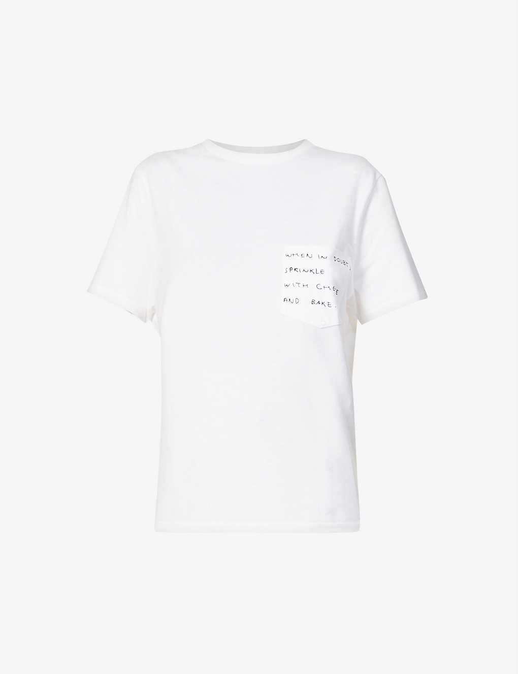 Loewe x Joe Brainard Words graphic-print cotton-jersey T-shirt(9319489)