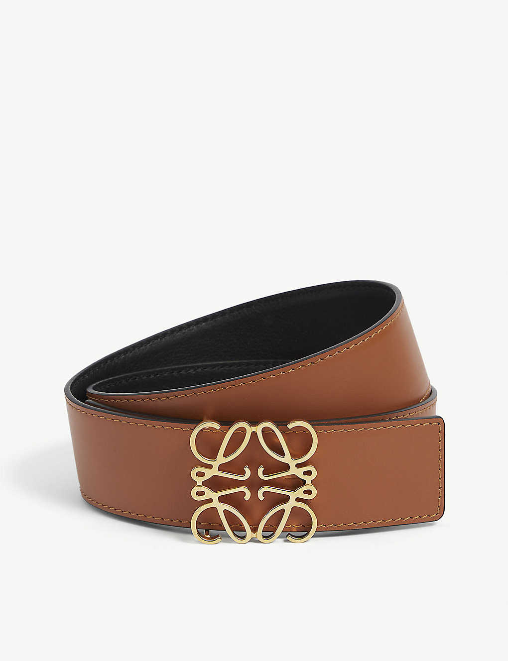 Anagram adjustable leather belt(9254156)