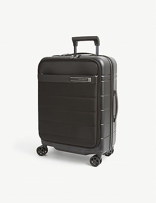 SAMSONITE: Neopod Spinner hard case 4 wheel recycled-polypropylene expandable cabin suitcase 55cm