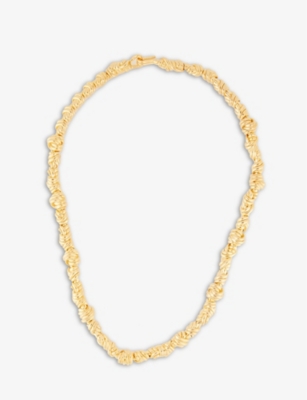Knot 18ct yellow gold-plated sterling-silver necklace(9313713)