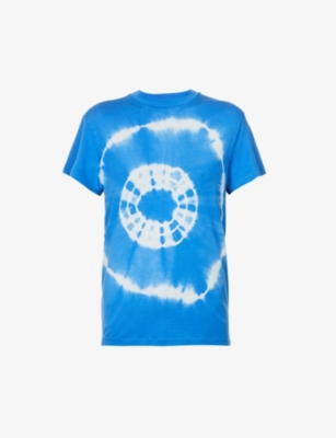 Ebar tie-dye stretch-woven T-shirt(9364787)