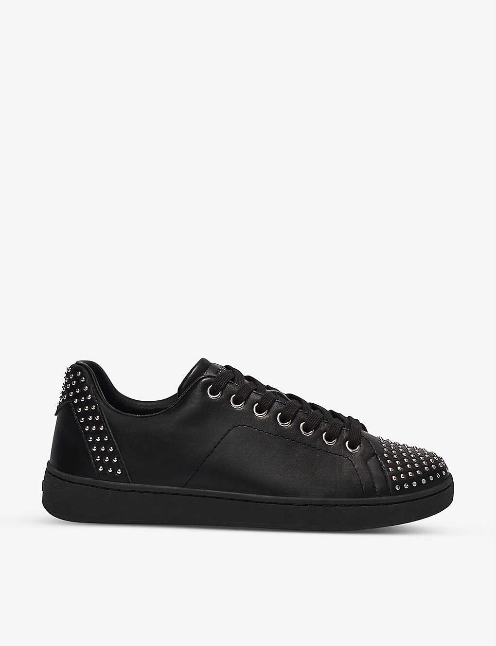 Flow stud-embellished leather trainers(9297388)