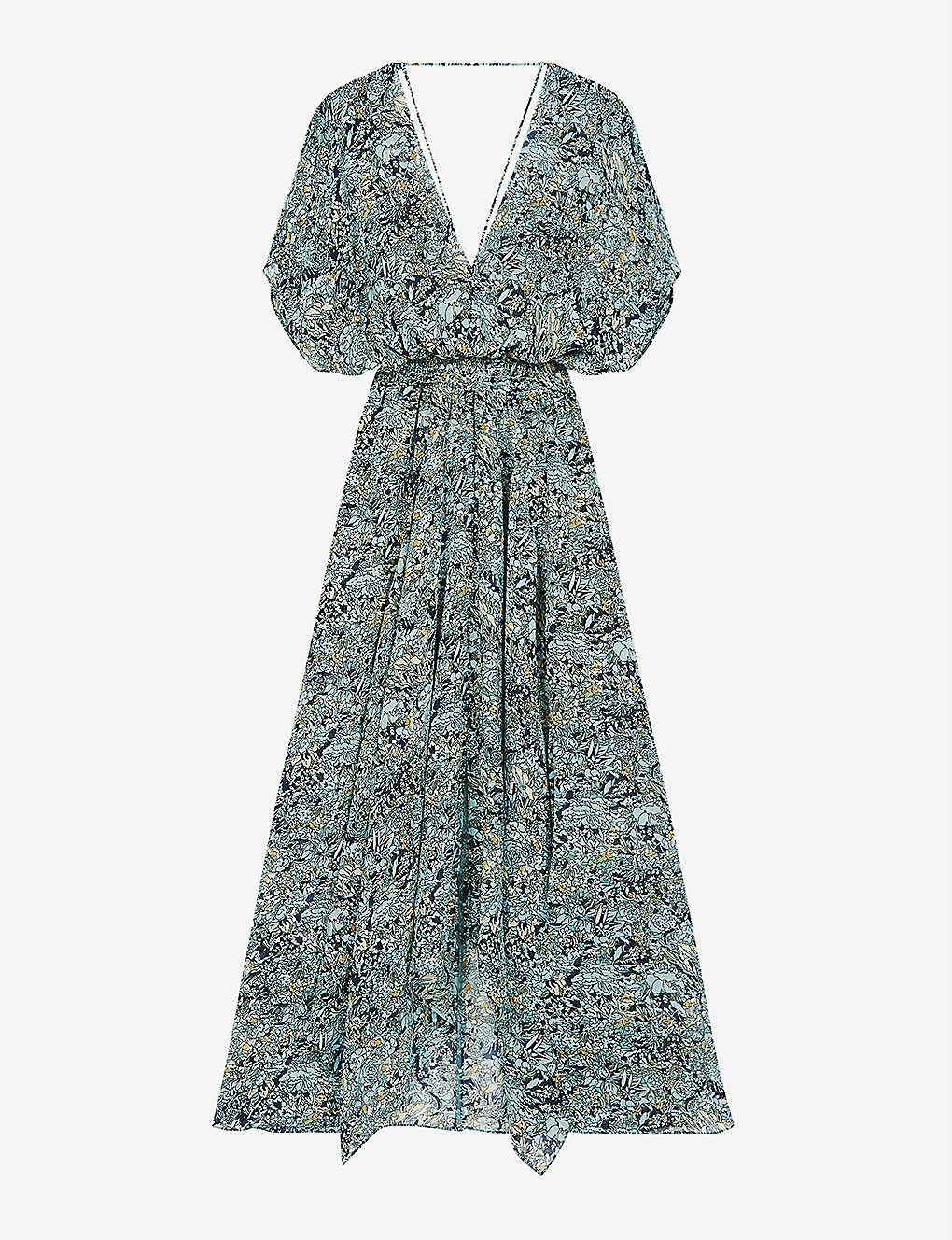 Rachelli floral-print recycled-polyester midi dress(9336864)