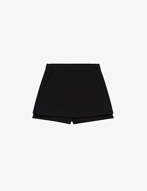 MAJE: Pamo skirt-style shorts