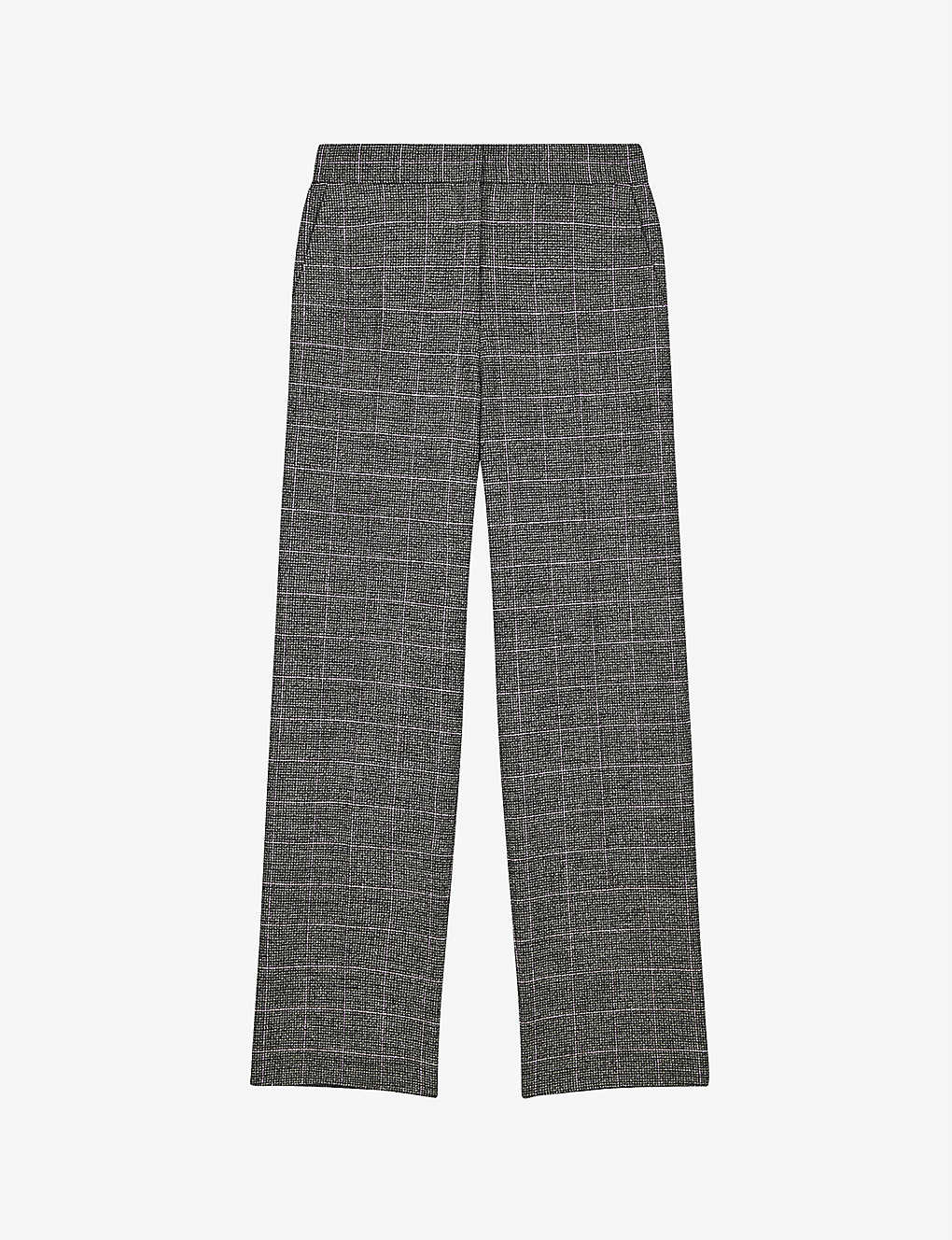 Pinala wide-leg mid-rise woven trousers(9329553)
