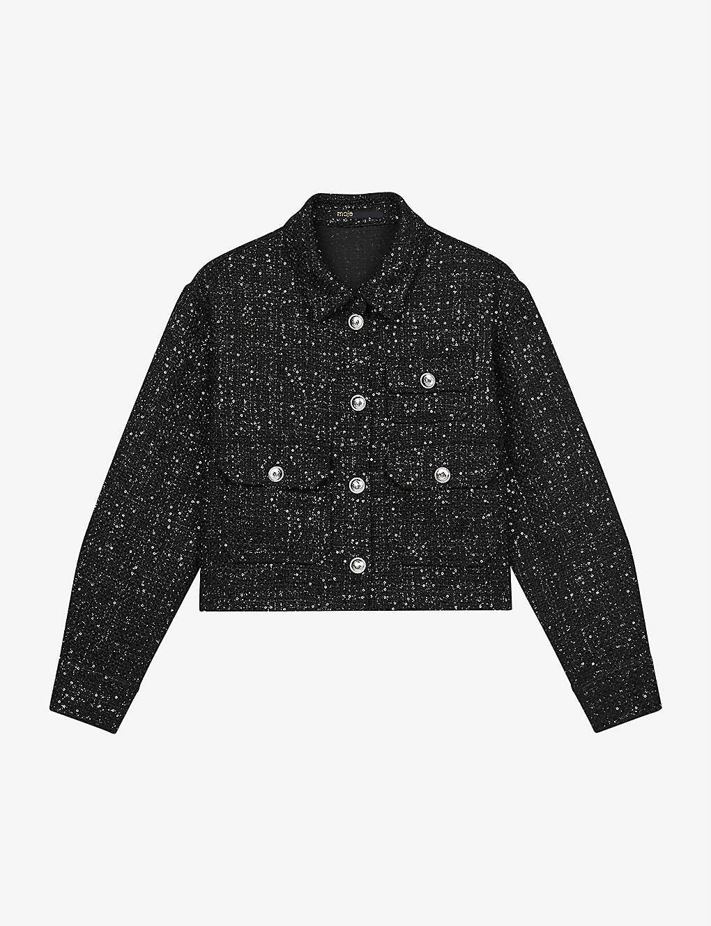 Cenatelli sequinned tweed jacket(9407199)