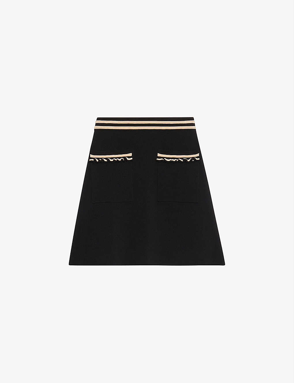 Ewen high-waist stretch-woven mini skirt(9429344)
