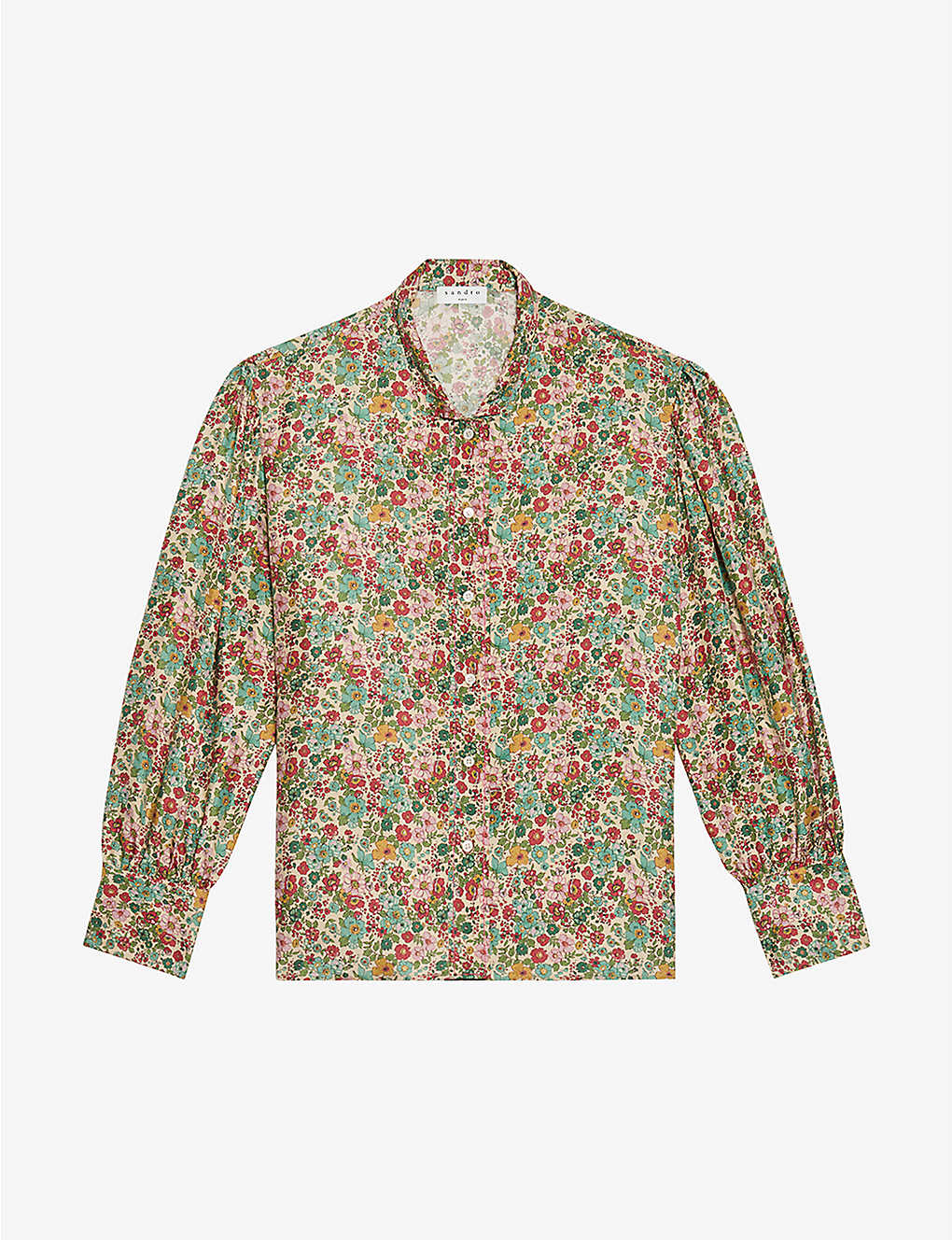 Faraday floral-print silk shirt(9291004)