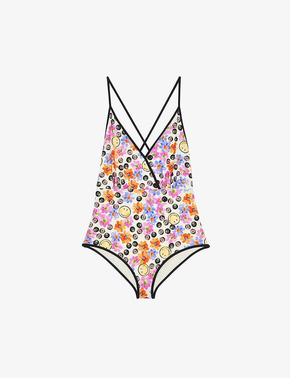 Smiley® floral-print swimsuit(9275876)