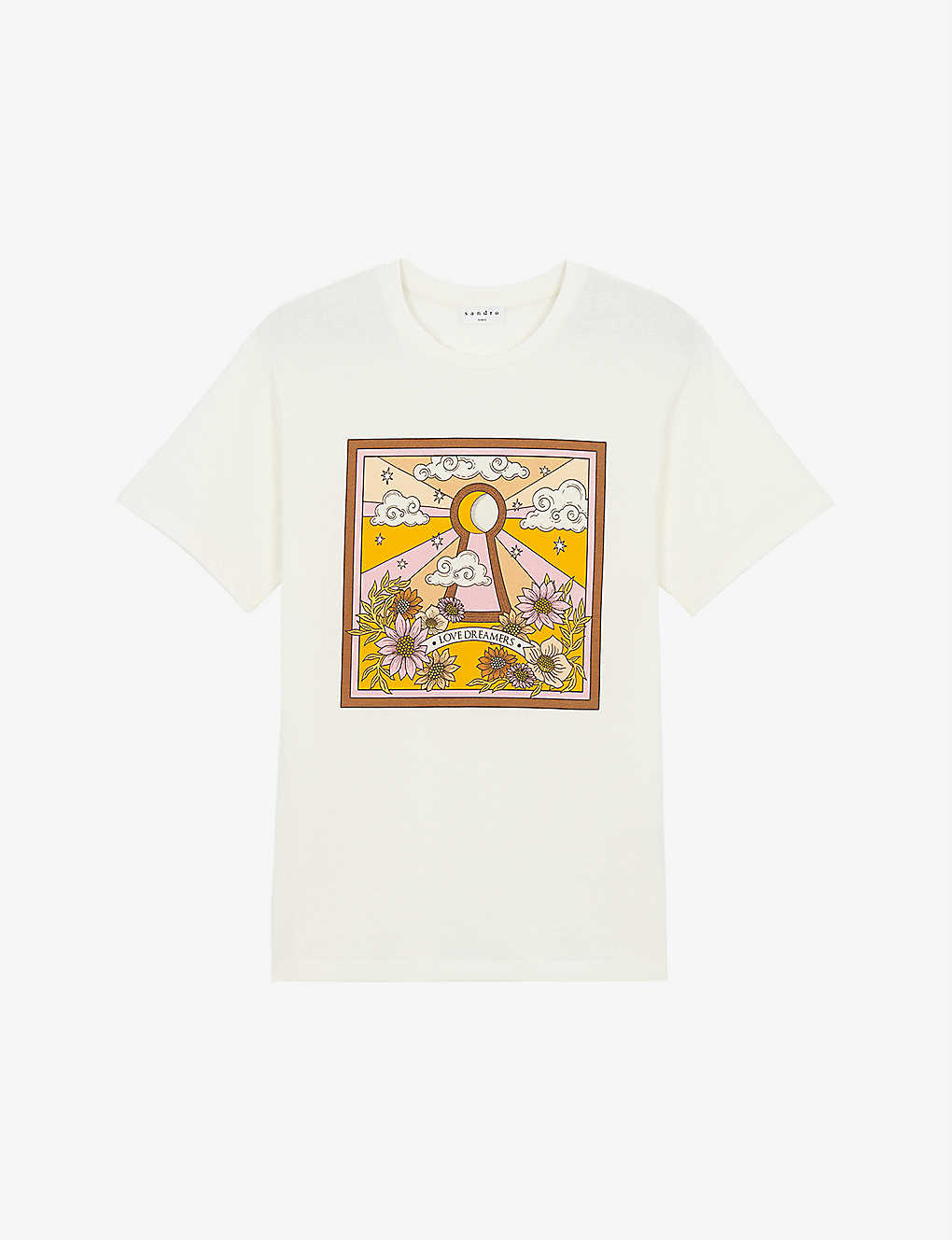 Floral-print organic-cotton T-shirt(9275043)