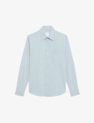 Pinstripe stretch-woven shirt(9389977)
