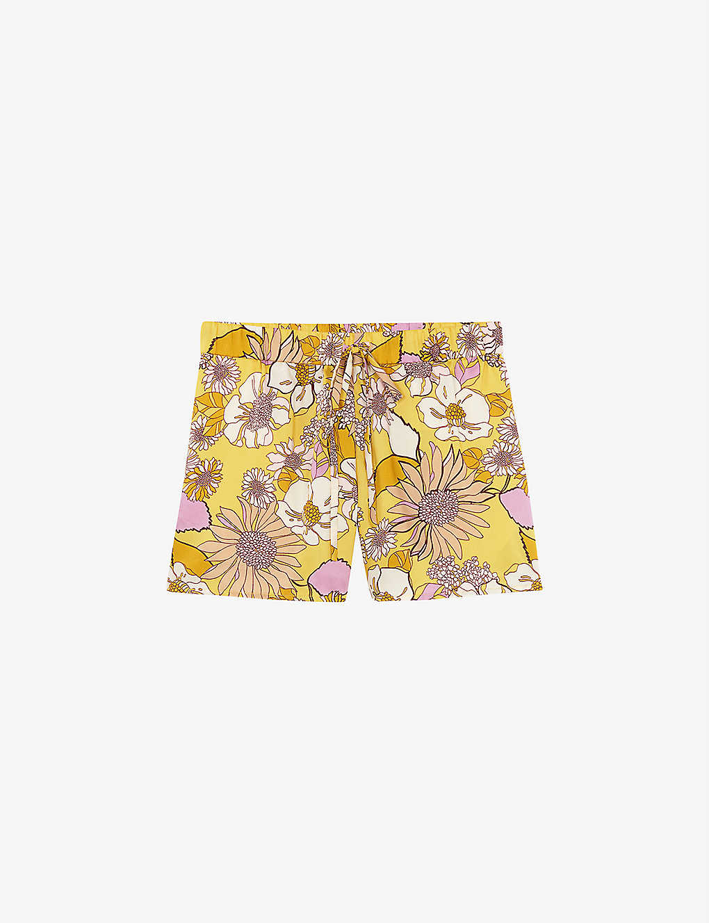 Floral-print recycled-polyester shorts(9293940)