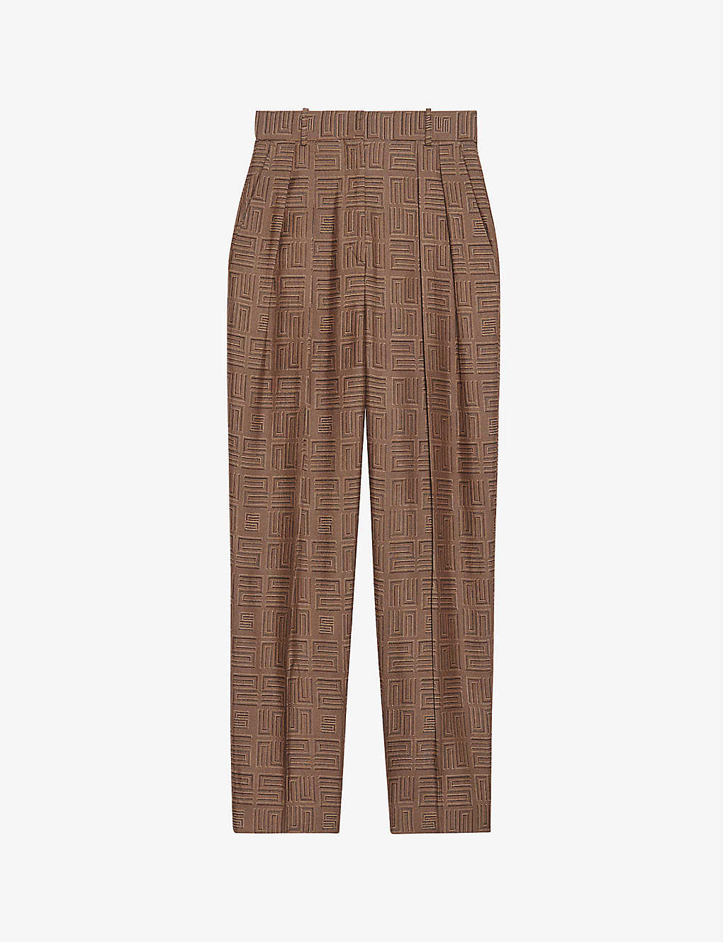 Freedom woven jacquard trousers(9291066)
