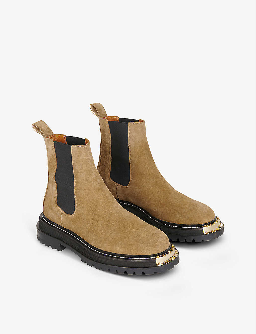 Noha metal-detail suede Chelsea boots(9292070)