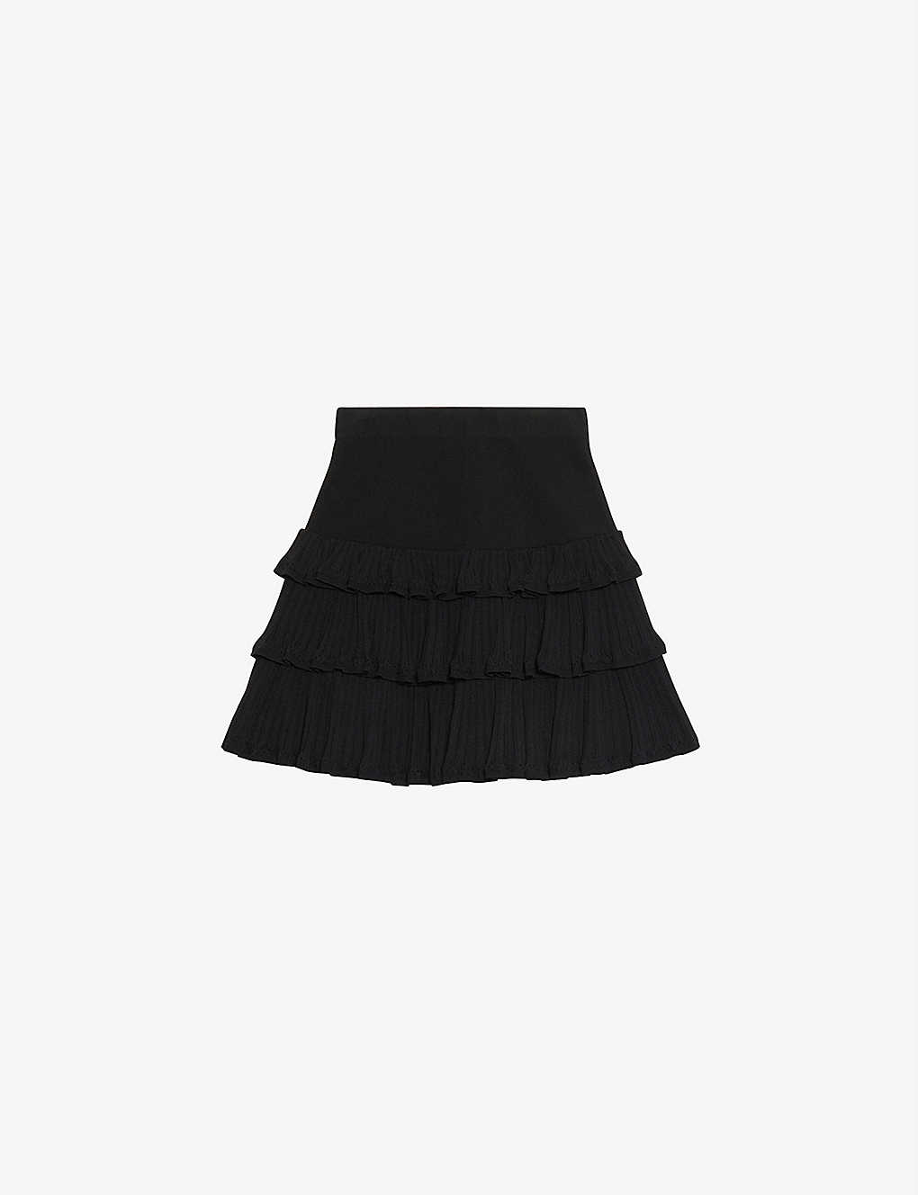 Kelly ruffle woven mini skirt(9445049)