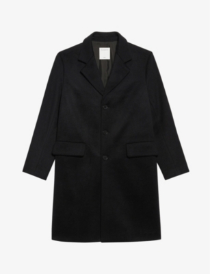 Tailored virgin wool and cashmere-blend coat(9399884)
