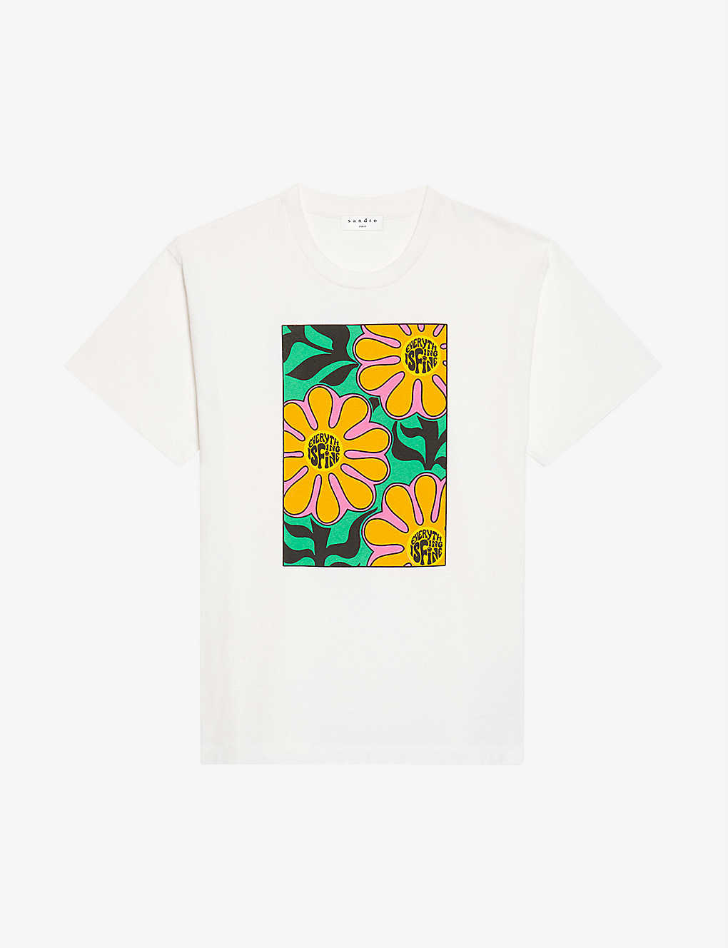 Party floral-print organic-cotton T-shirt(9433145)