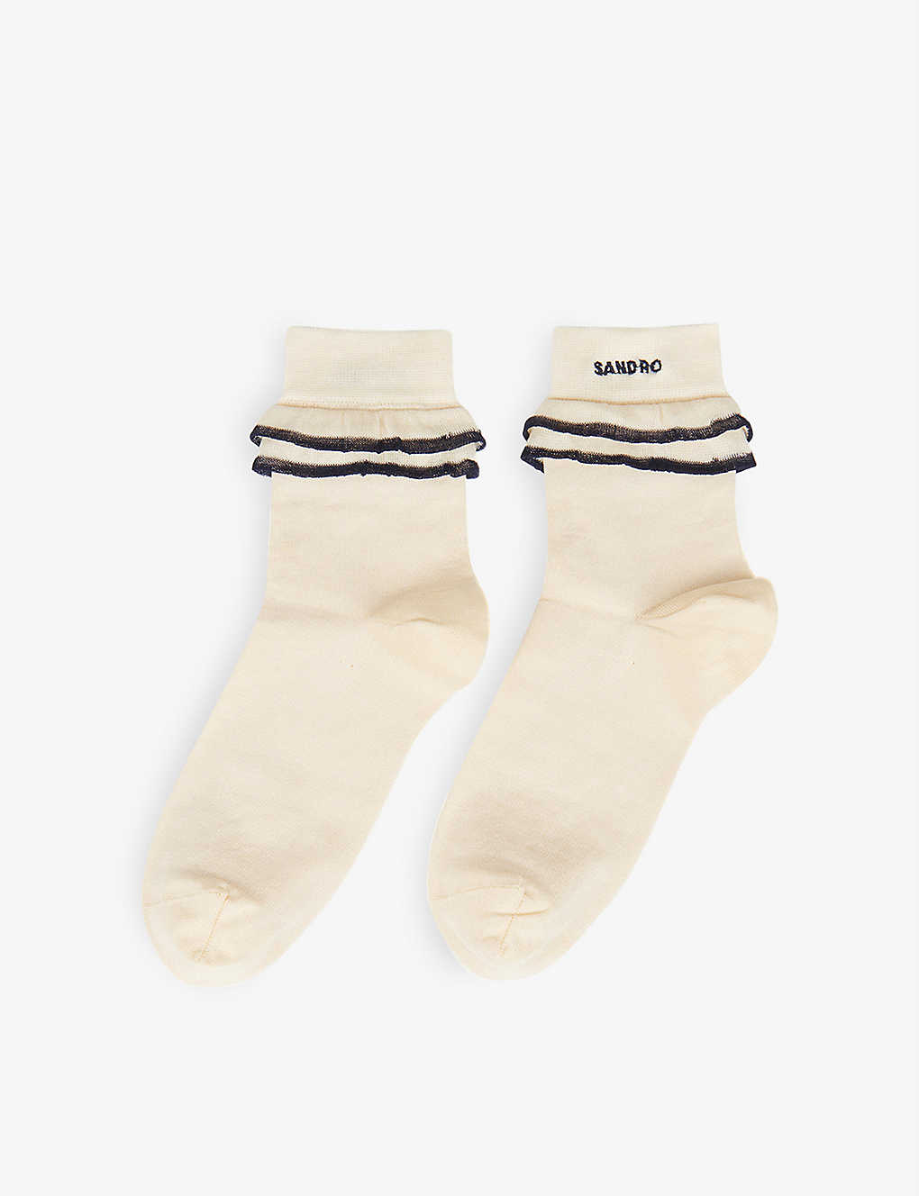 Tango logo-embroidered stretch cotton-blend socks(9442135)