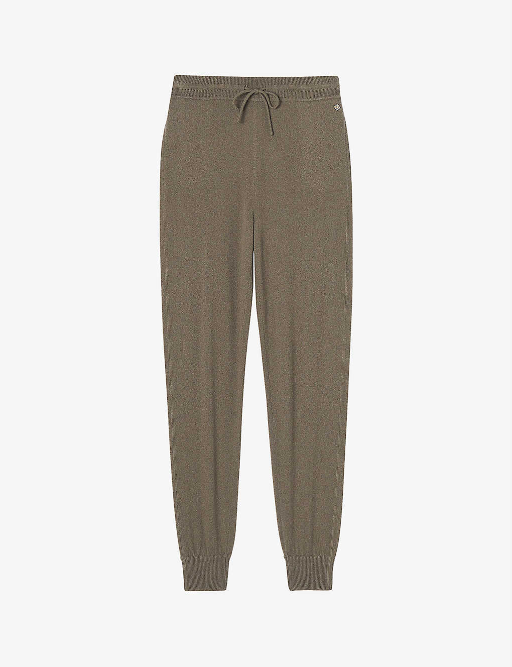 Mauro brand-print tapered cashmere jogging bottoms(9461698)