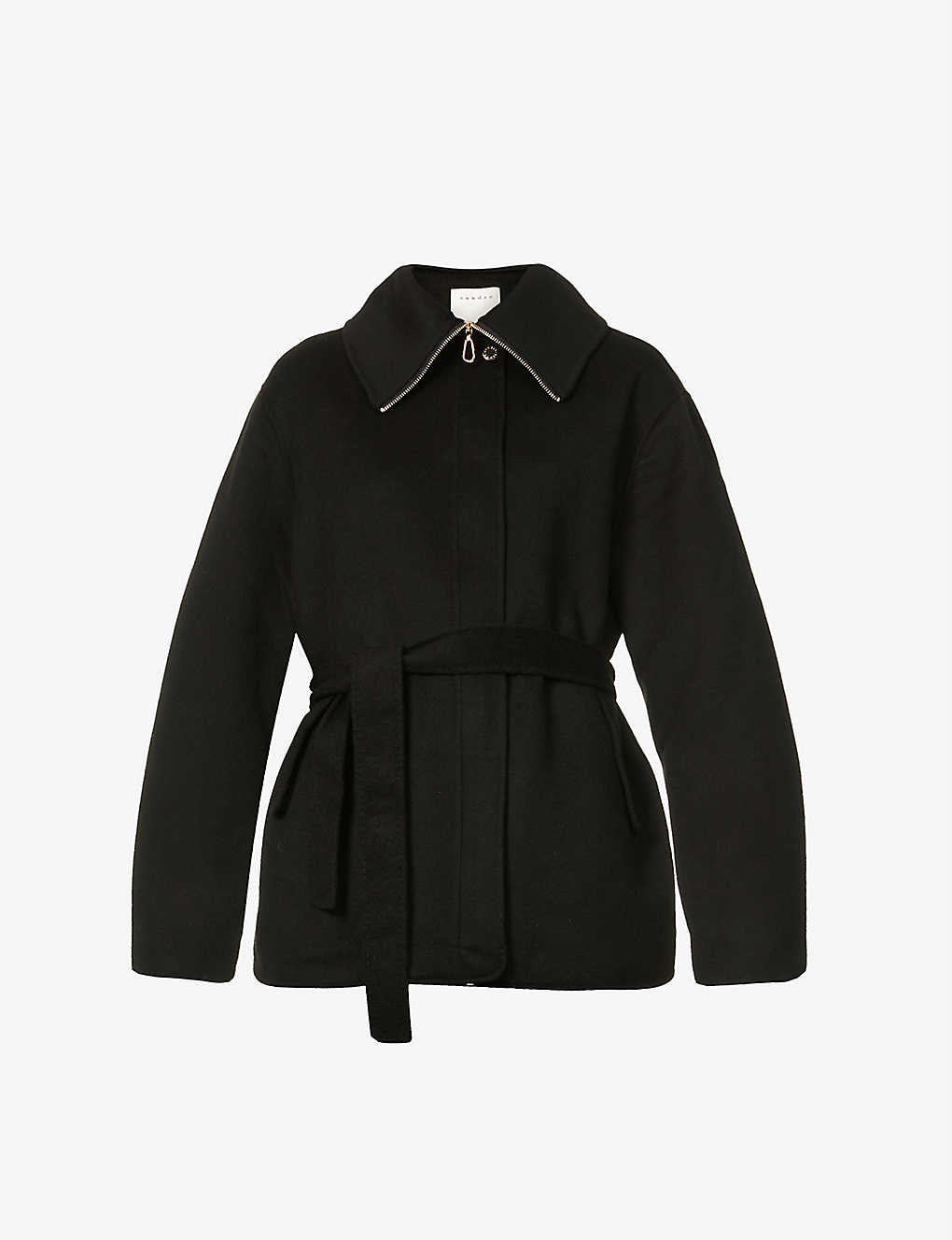 Double-faced tailored wool coat(9430311)