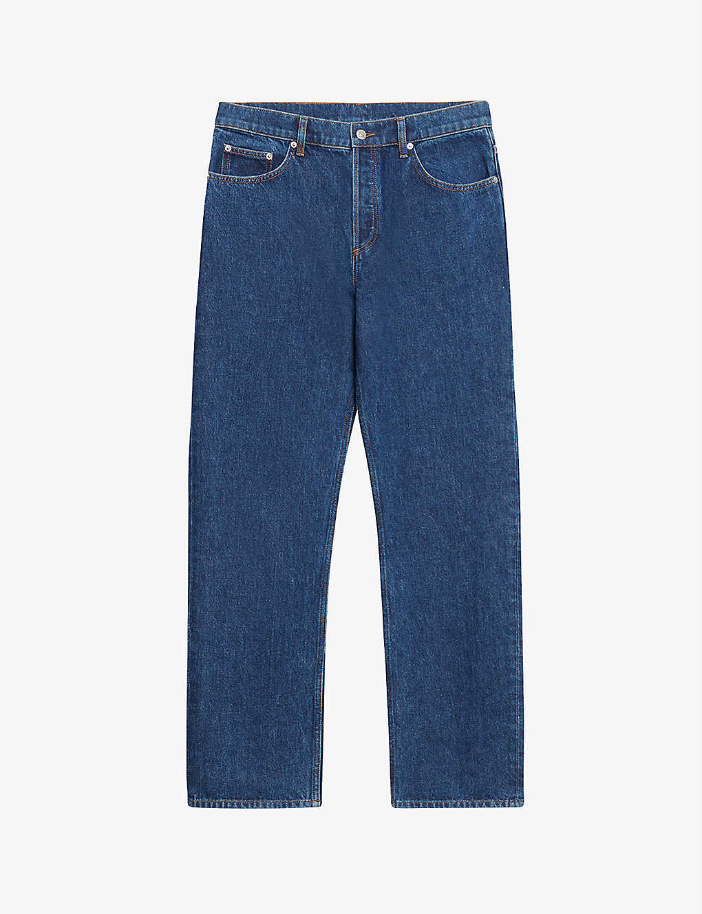 Regular-fit straight-cut denim jeans(9452893)