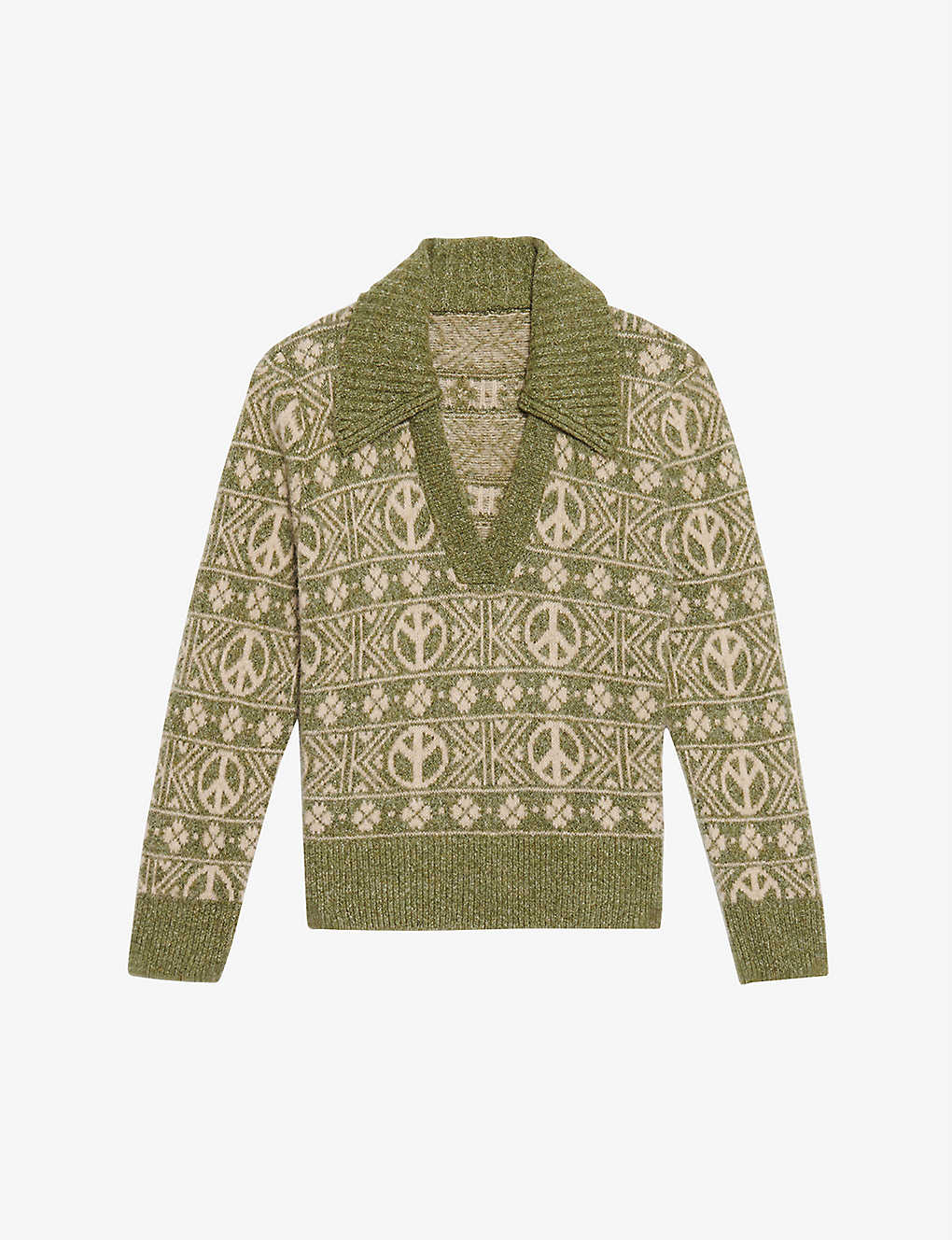 Taylor jacquard-pattern wool-blend jumper(9442162)