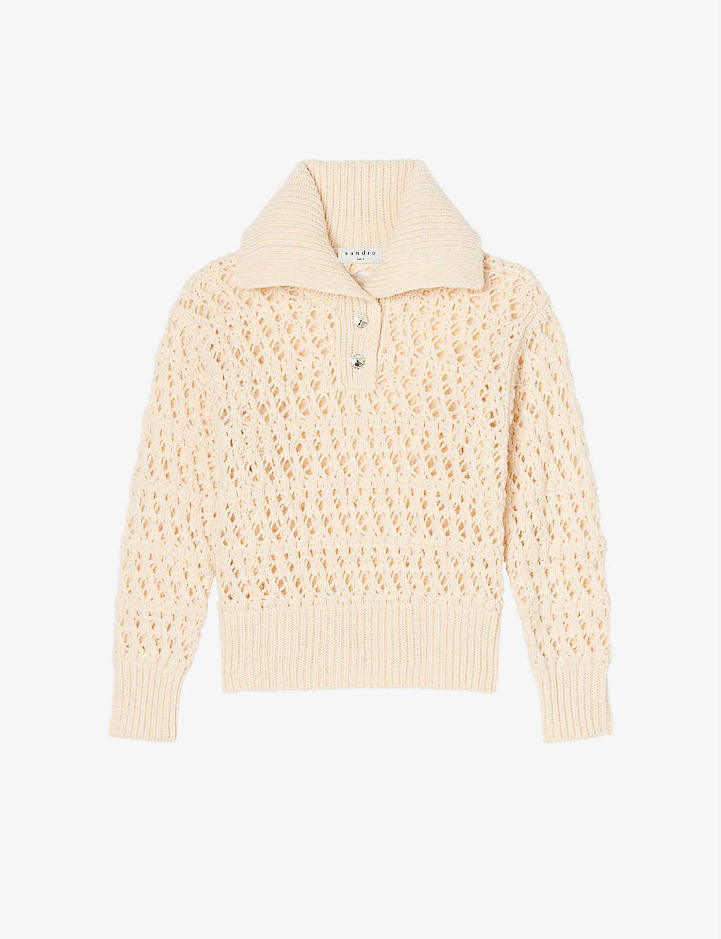 Voltaire crotched-style wool-blend jumper(9468854)