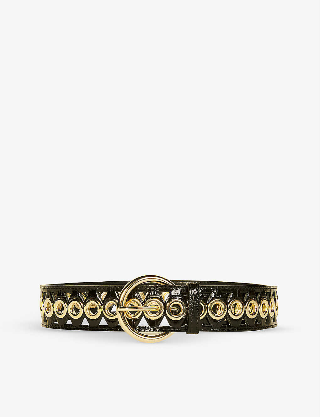 Adelia studded leather belt(9343312)