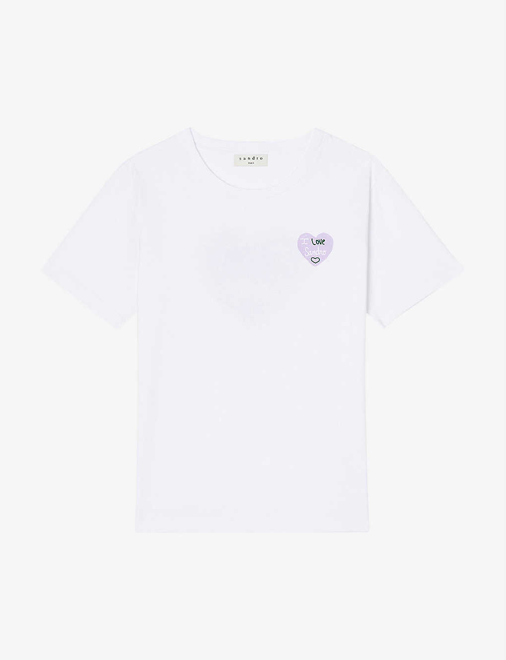Promise flocked logo-print cotton-jersey T-shirt(9469178)