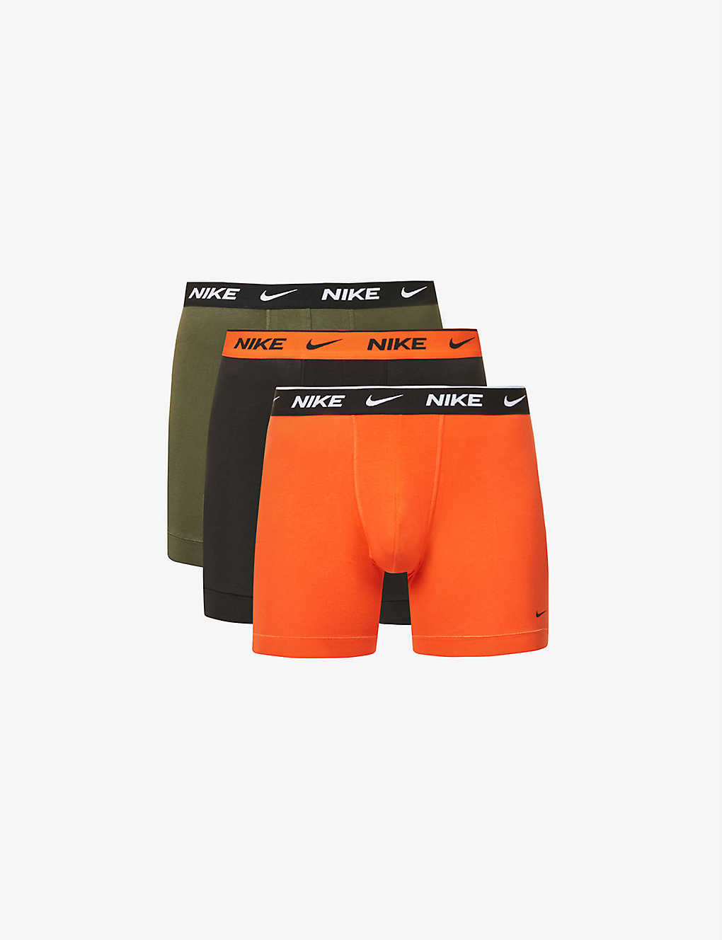 Everyday stretch-cotton boxer briefs pack of three(9397298)