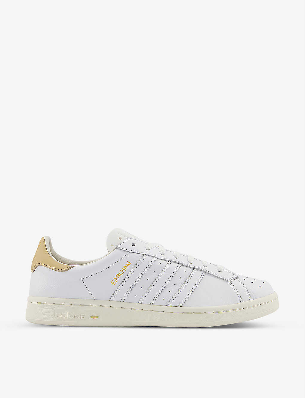 Earlham branded leather low-top trainers(9244195)
