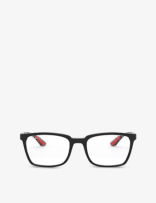 RAY-BAN: RX8906 nylon rectangle-frame glasses