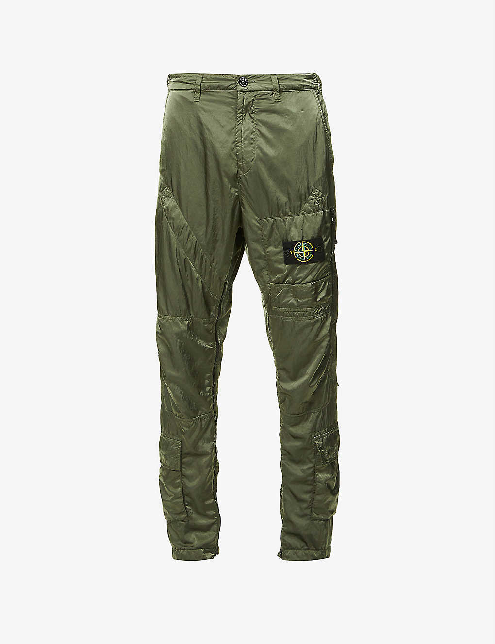 Relaxed-fit brand-embroidered shell cargo trousers(9355797)
