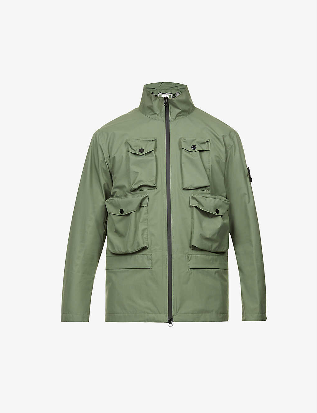 Zipped woven field jacket(9389861)