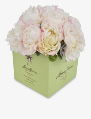 MOYSES STEVENS: Blush Pink Double peonies bouquet