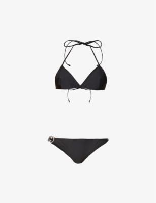 Interlocking G mid-rise bikini set(9296449)