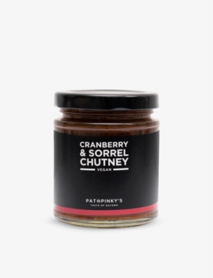 PAT & PINKY'S: Pat & Pinky’s Cranberry Sorrel chutney 190g