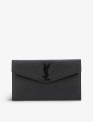 Uptown grained leather envelope pouch(9409051)