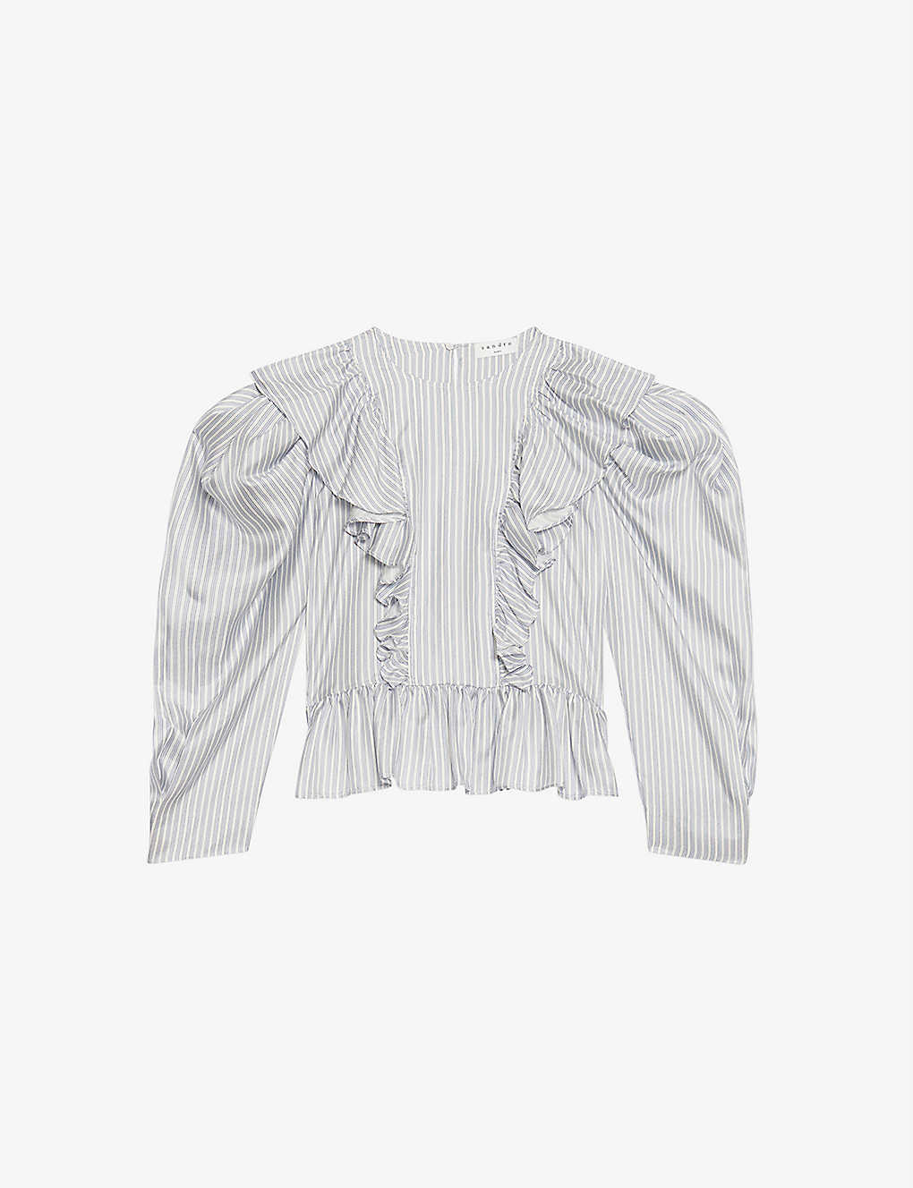 Rosace ruffled-detail silk blouse(9421086)