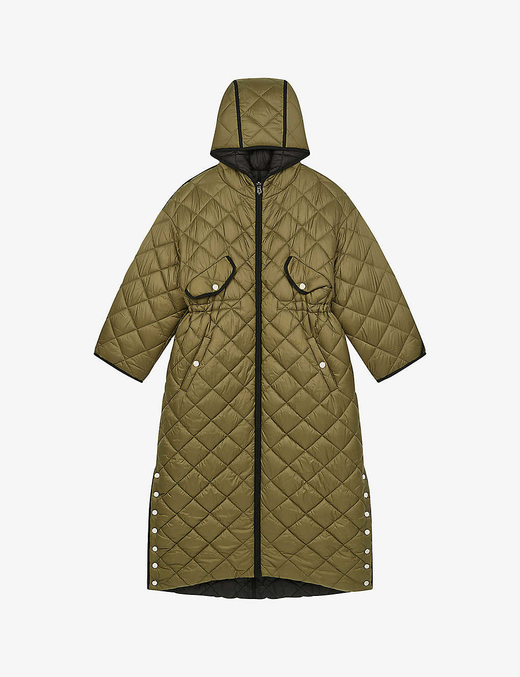 Ganzon reversible quilted shell coat(9446589)