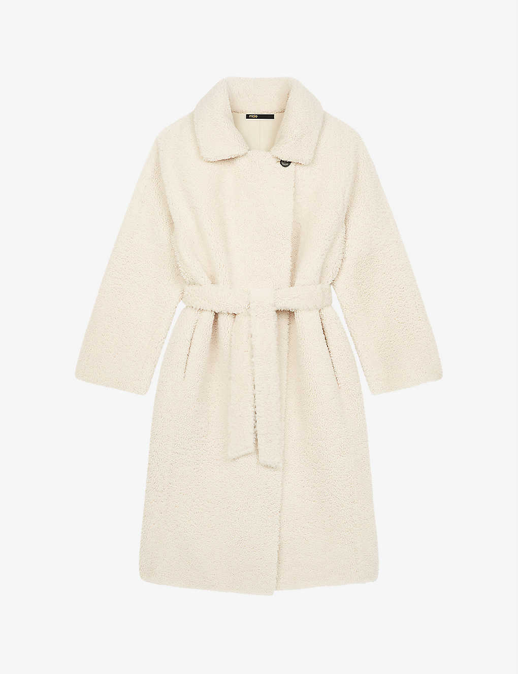 Ginnie reversible belted shearling coat(9461568)