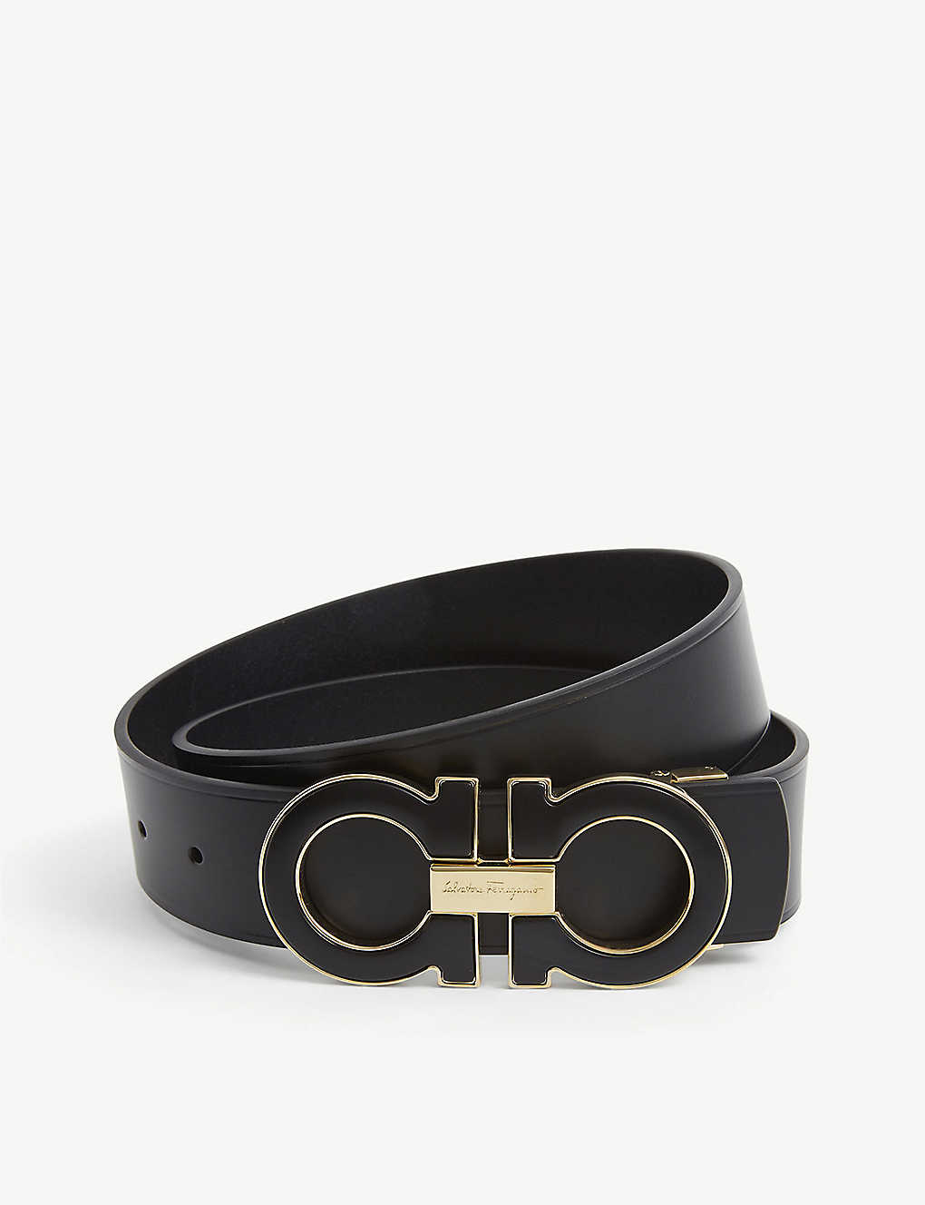 Logo-embellished reversible leather belt(9306980)