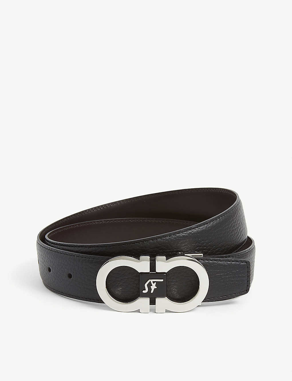 Gancini reversible leather belt(9306990)