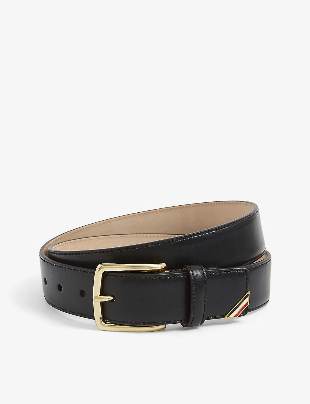 Branded leather belt(9301262)