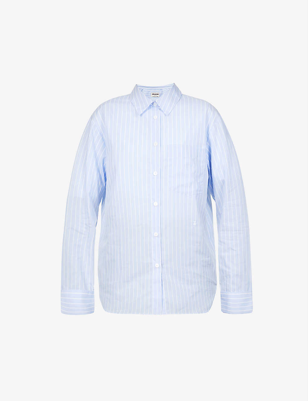 Morning Raye striped cotton-poplin shirt(9436905)